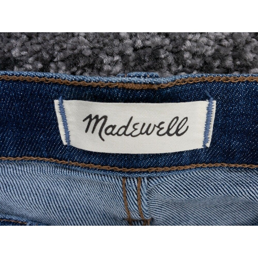 Madewell Jeans Womens  30x28.5 (Tag 28) Blue 10" High Rise Skinny Stretch Denim - Picture 3 of 13